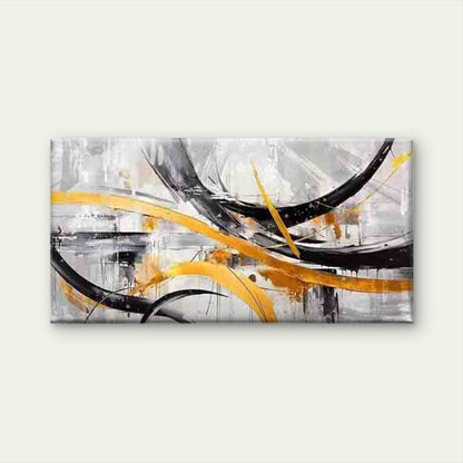 Modern Abstract Wall Art Canvas Office Home Room Framed 120x60cm - Bella Home Decor