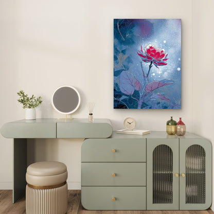 The Flower That Blooms in Adversity Is The Rarest Metal Print Ready to Hang