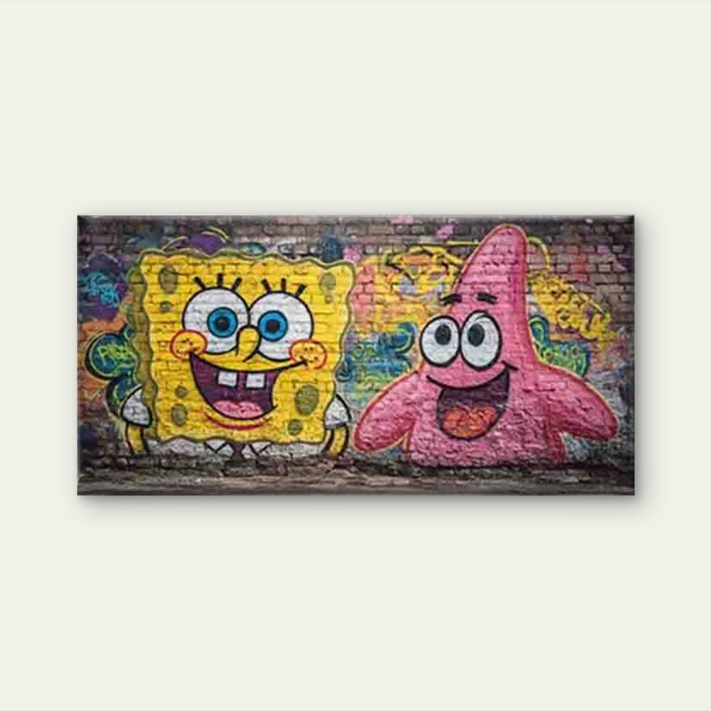 Patrick Square One Wall Art Canvas Office Home Room Framed 120x60cm - Bella Home Decor