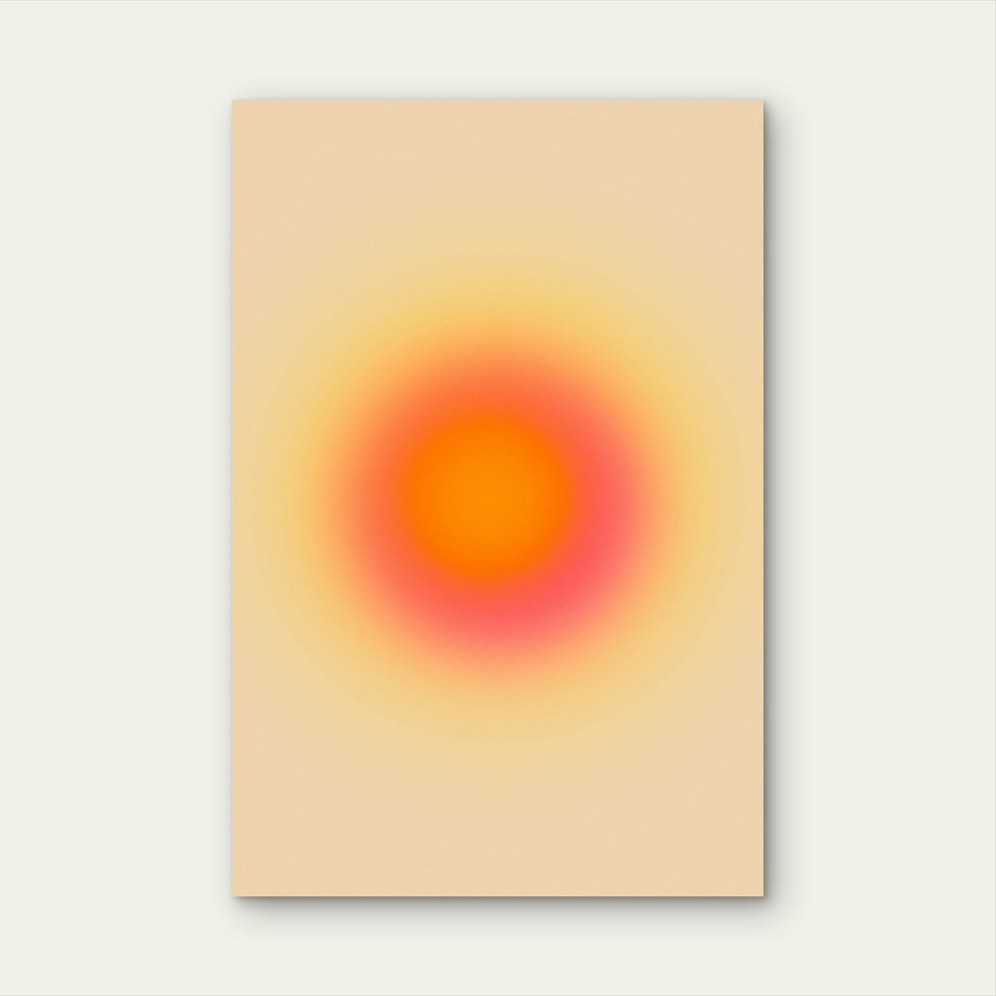 Artistic Representation of an Aura 40x60cm Metal Print Ready to Hang