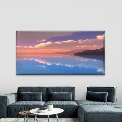 Sunrise And Sea Landscape Wall Art Canvas Office Home Room Framed 120x60cm