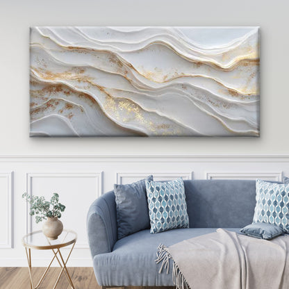 Abstract Wave Geometric Wave Pattern Wall Art Canvas Office Home Room Framed 120x60cm