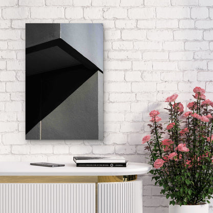 City Building Shadows 60x90cm Metal Print Ready to Hang