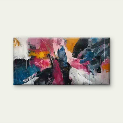 Abstract with Colorful Brush Wall Art Canvas Office Home Room Framed 120x60cm