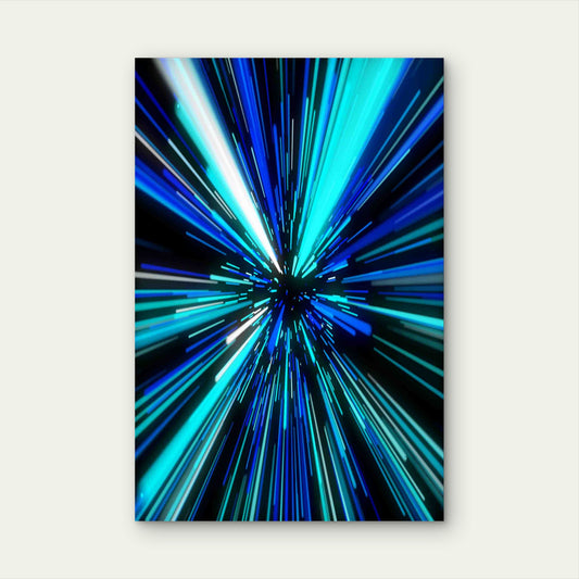 Abstract Background With Movement Straight Lines 60x90cm Metal Print Ready to Hang