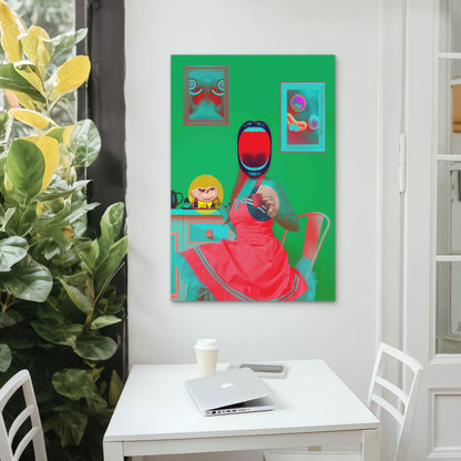 A Taste Of The Abstract 60x90cm Metal Print Ready to Hang