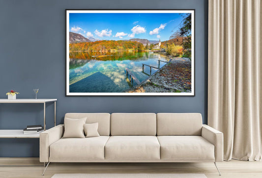 Church Of St. John On Bohinj Lake Home Decor Premium Quality Poster Print Choose Your Sizes