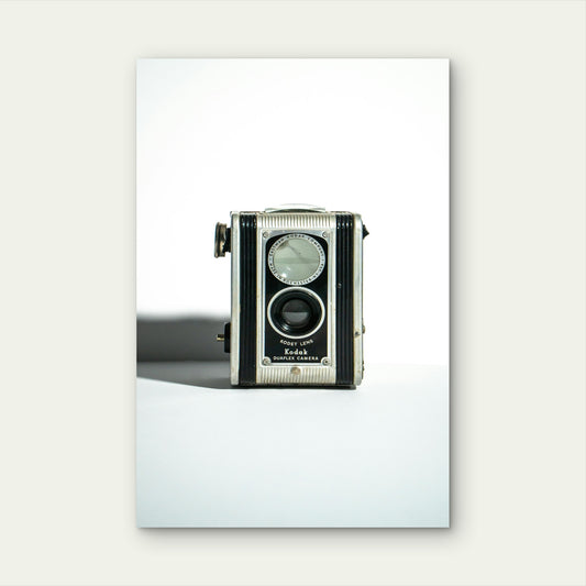 Kodak Duaflex Camera A Vintage Pseudo Twin Lens Reflex 60x90cm Metal Print Ready to Hang