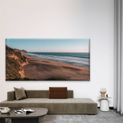 South North Beach Point Reyes Wall Art Canvas Office Home Room Framed 120x60cm