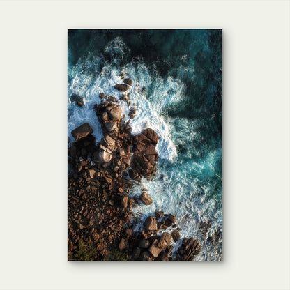Indian Ocean Air Photo 40x60cm Metal Print Ready to Hang