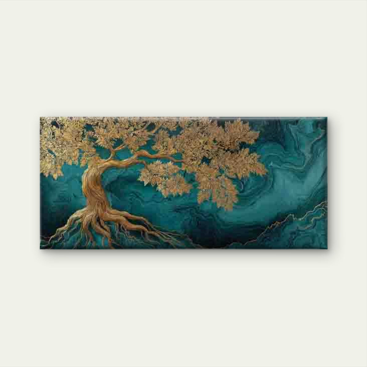Golden Brown Swirls Abstract Wall Art Canvas Office Home Room Framed 120x60cm