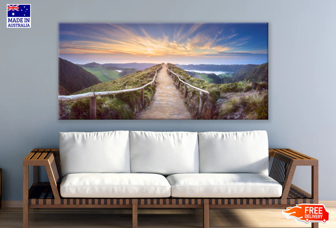 Hiking Road n Los Angeles 90x60cm Print 100% Australian Made