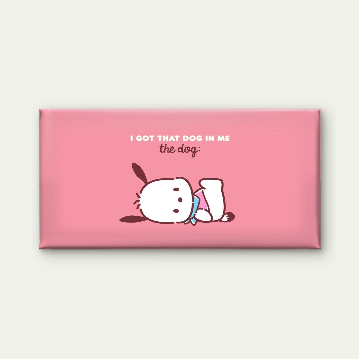 Kawaii Meme Dog Pink Gallery Wall Art Canvas Office Home Room Framed 120x60cm
