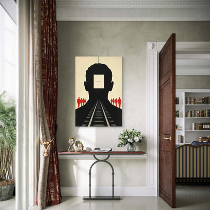 Mindful Journey Silhouette Metal Print Ready to Hang - Bella Home Decor