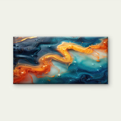 Texture Color Abstract Wall Art Canvas Office Home Room Framed 120x60cm - Bella Home Decor