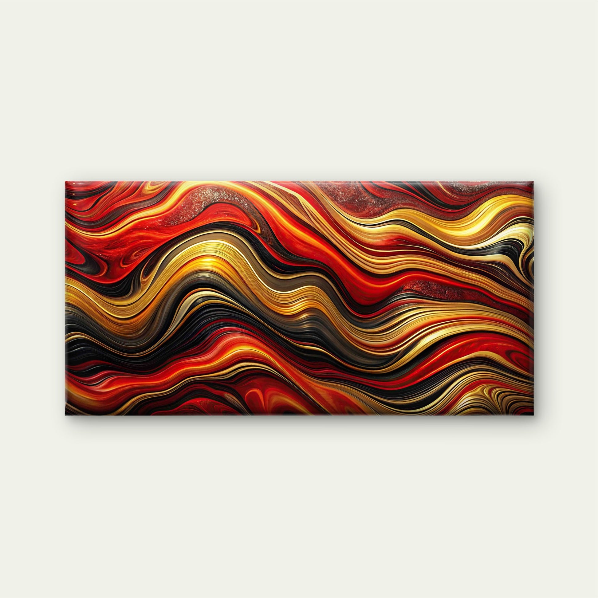 Surreal Geometric Shapes Desert Wall Art Canvas Office Home Room Framed 120x60cm - Bella Home Decor