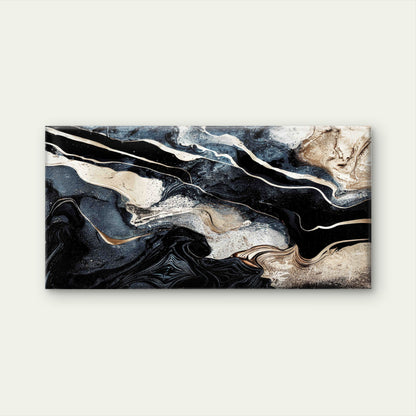 Natural Luxury Marbling Pattern Wall Art Canvas Office Home Room Framed 120x60cm