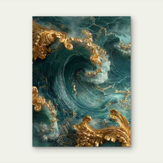 The Fall of Ambition', Inspired by Greek Myths 40x60cm Metal Print Ready to Hang