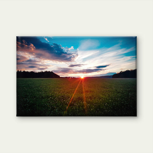 Lake Sunset Reflection Nature Wall Art Decor 100% Australian Made - Bella Home Decor