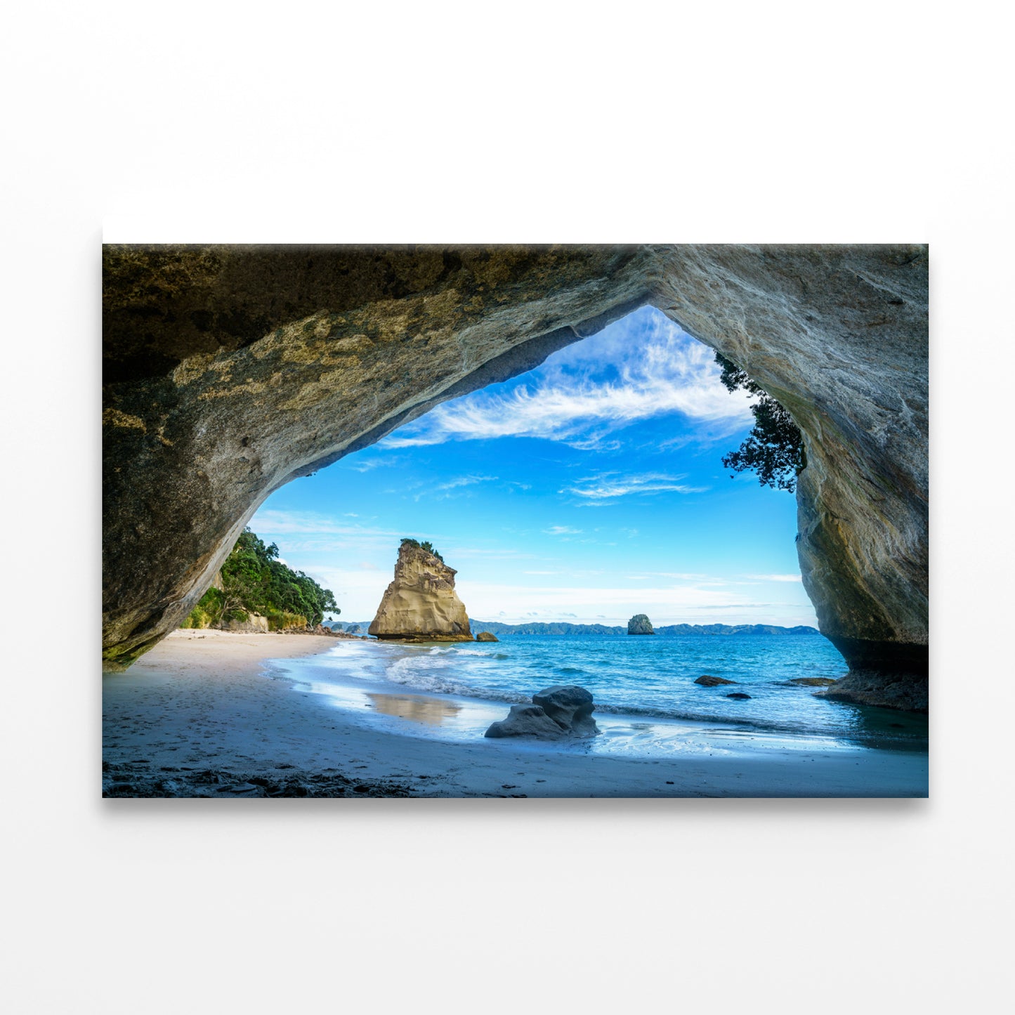 Cathedral Cove Beach New Zealand Print 100% Australian Made - Bella Home Decor