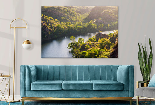 Nitmiluk Katherine Gorge Northern Territory River View Wall Art Decor 100% Australian Made