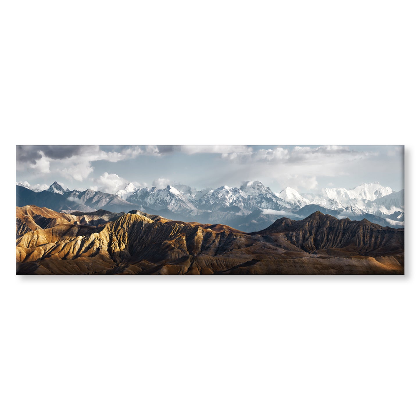 Panoramic Canvas Seven Mountains Photograph High Quality 100% Australian made wall Canvas Print ready to hang