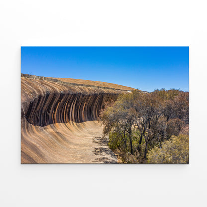 Wave Rock Western Australia Hyden Wall Art Decor 100% Australian Made