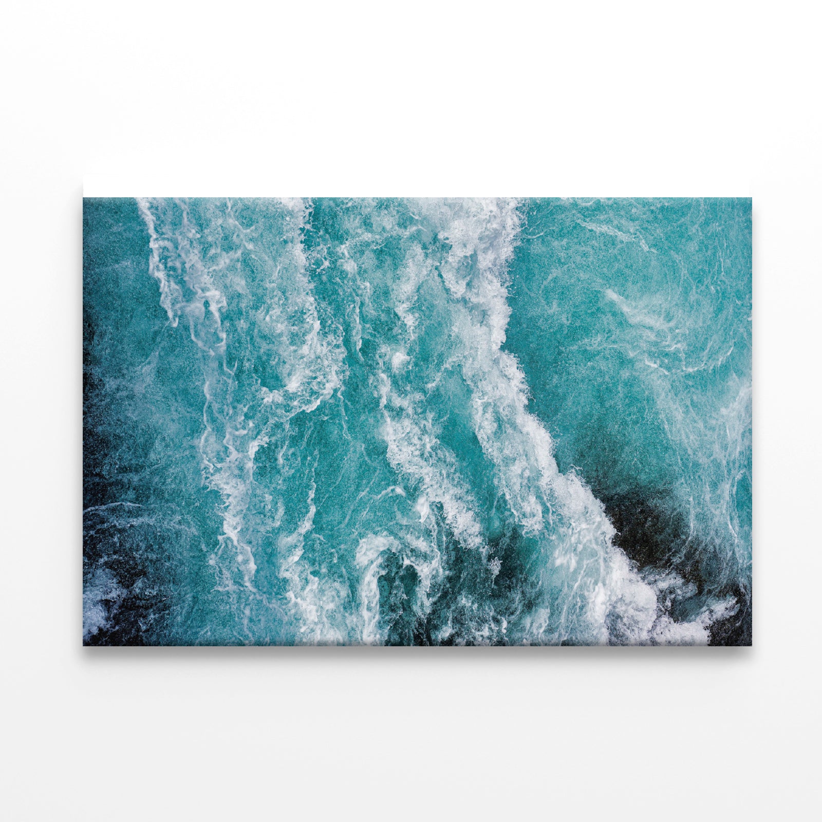 Close-Up of a Wave in the Ocean Print 100% Australian Made - Bella Home Decor