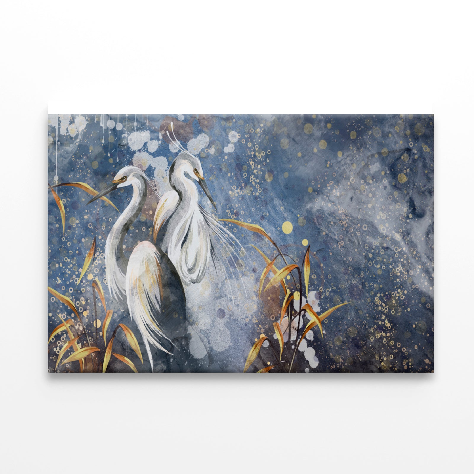 Painting Of a Group of Aquatic Birds Print 100% Australian Made - Bella Home Decor