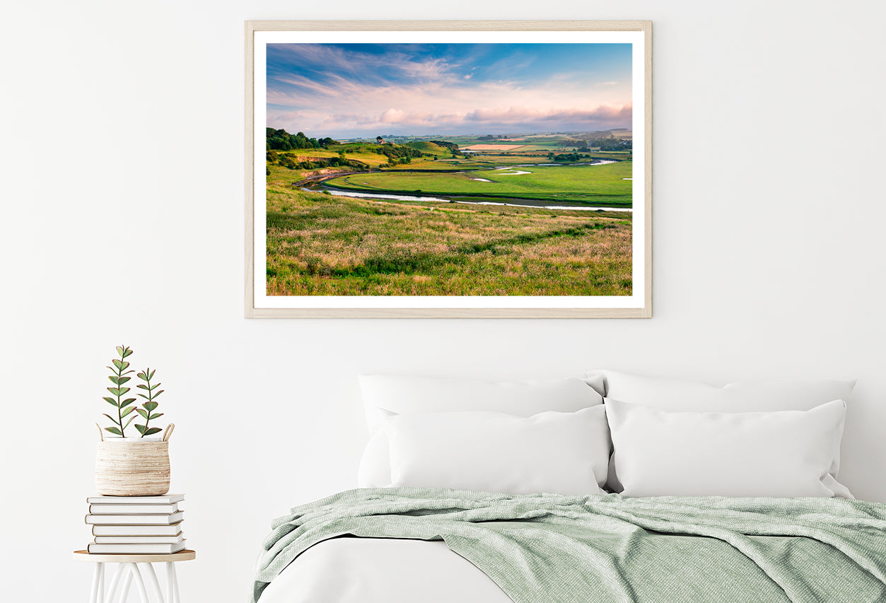 River Aln Meanders Past Mount Pleasant Home Decor Premium Quality Poster Print Choose Your Sizes