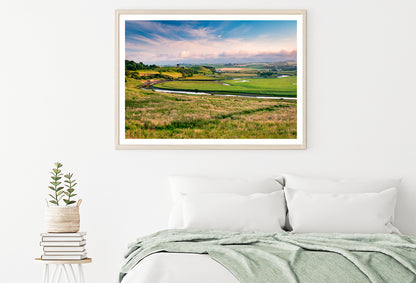 River Aln Meanders Past Mount Pleasant Home Decor Premium Quality Poster Print Choose Your Sizes