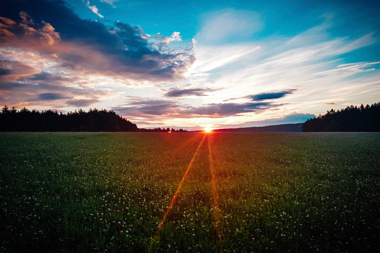 Lake Sunset Reflection Nature Wall Art Decor 100% Australian Made - Bella Home Decor