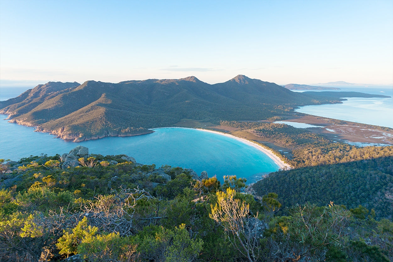 Wineglass Bay Tasmania Aerial View Wall Art Decor 100% Australian Made