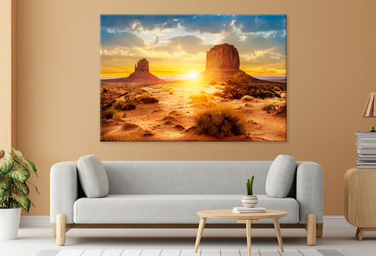 Sunset Sisters Monument Valley Wall Art Decor 100% Australian Made