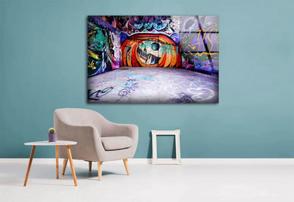 Abstract Wall Graffiti UV Direct Aluminum Print Australian Made Quality