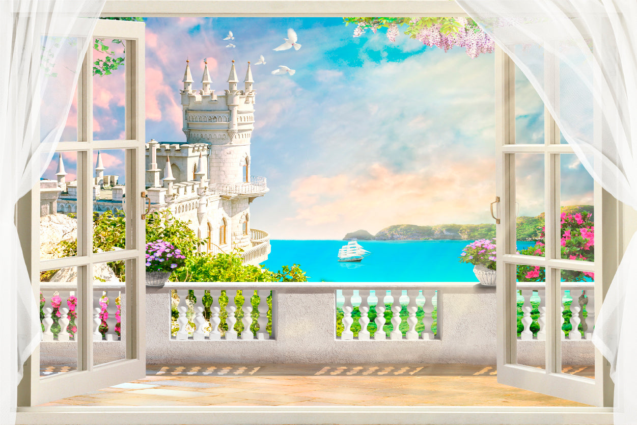 Beautiful View of the Castle Swallow's Nest Wall Art Decor 100% Australian Made