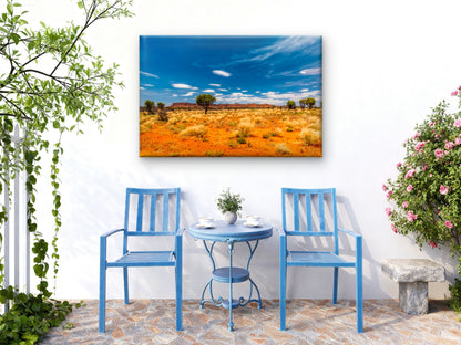 Hakea Tree in Australian Outback Wall Art Decor 100% Australian Made