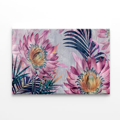 Floral Design Drawing Print 100% Australian Made - Bella Home Decor