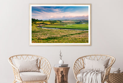 River Aln Meanders Past Mount Pleasant Home Decor Premium Quality Poster Print Choose Your Sizes