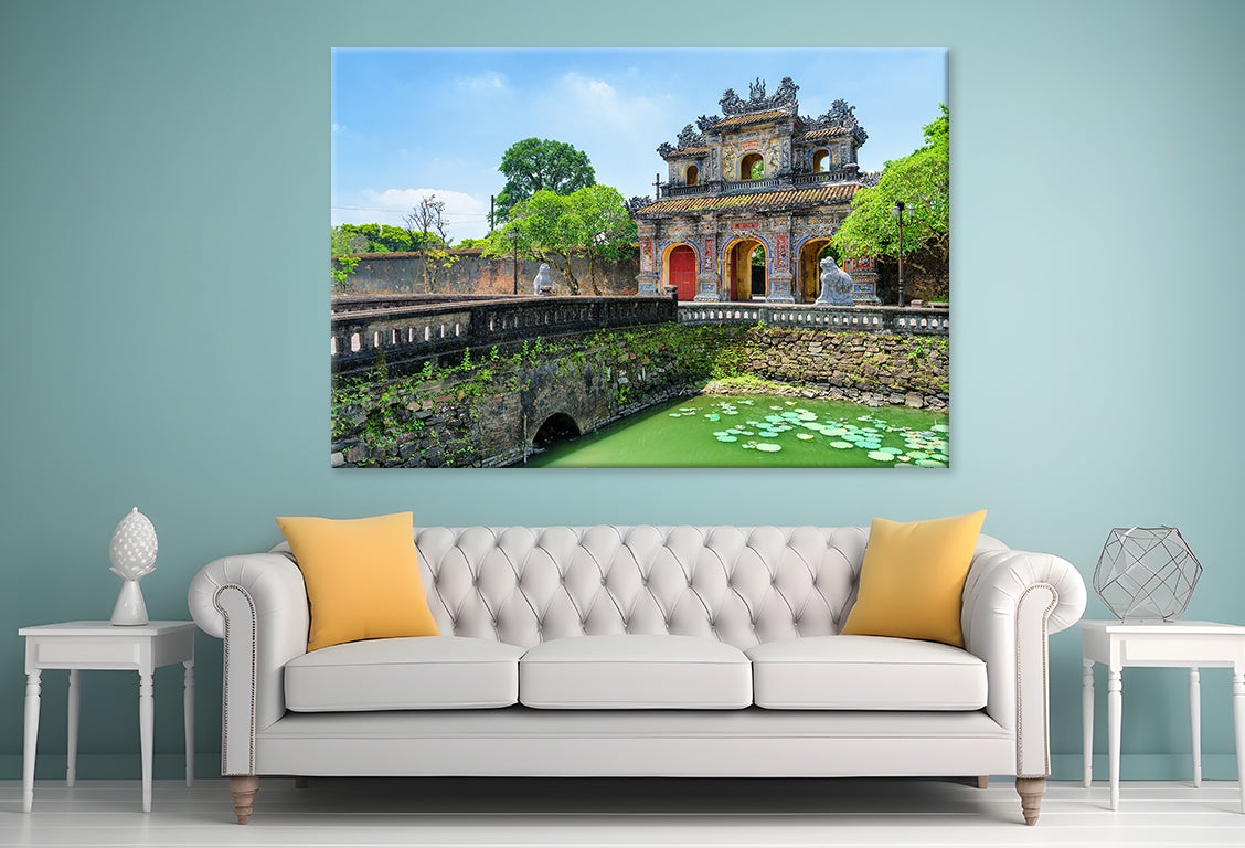 East Gate view of Hue Citadel Wall Art Decor 100% Australian Made