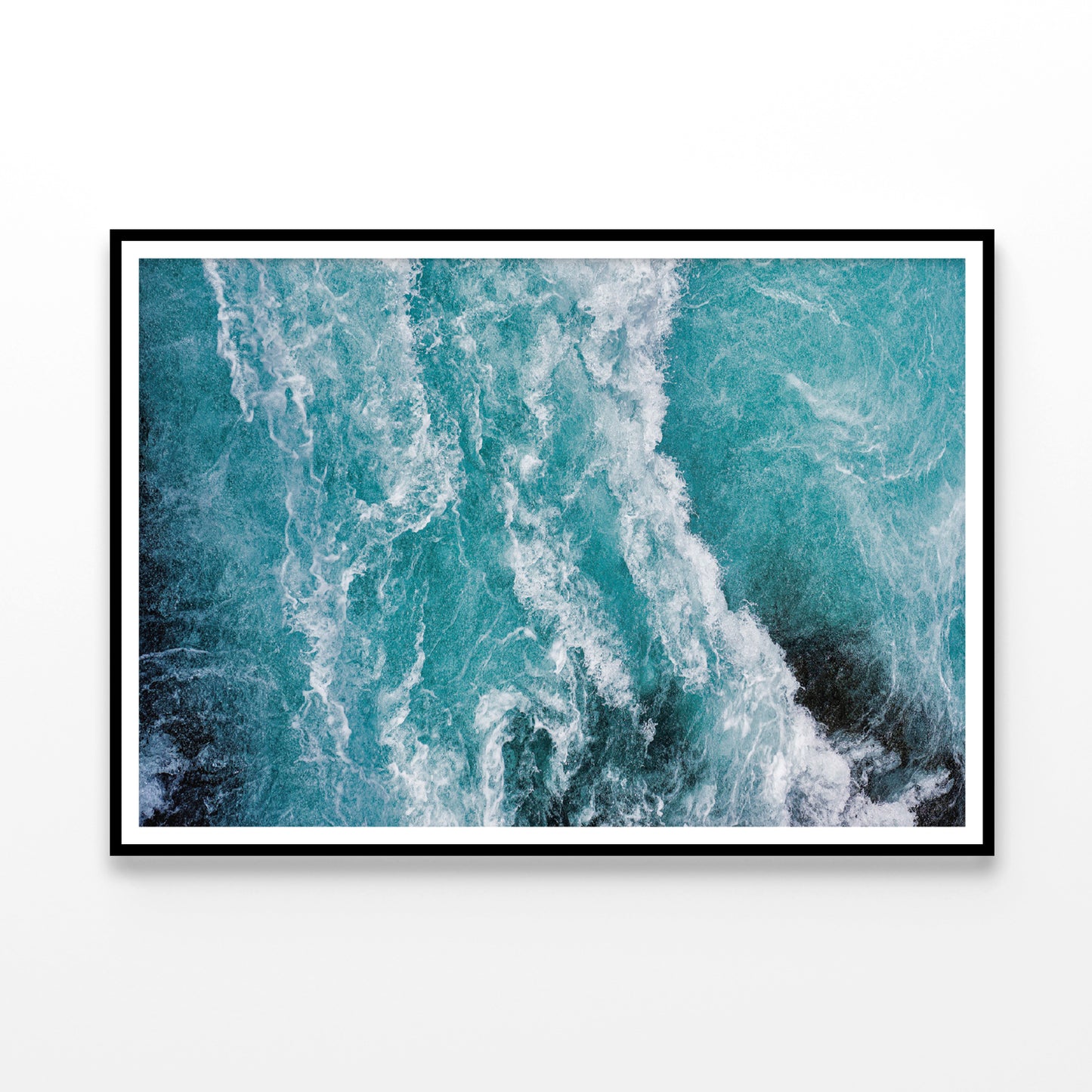 Close-Up of a Wave in the Ocean Home Decor Premium Quality Poster Print Choose Your Sizes - Bella Home Decor