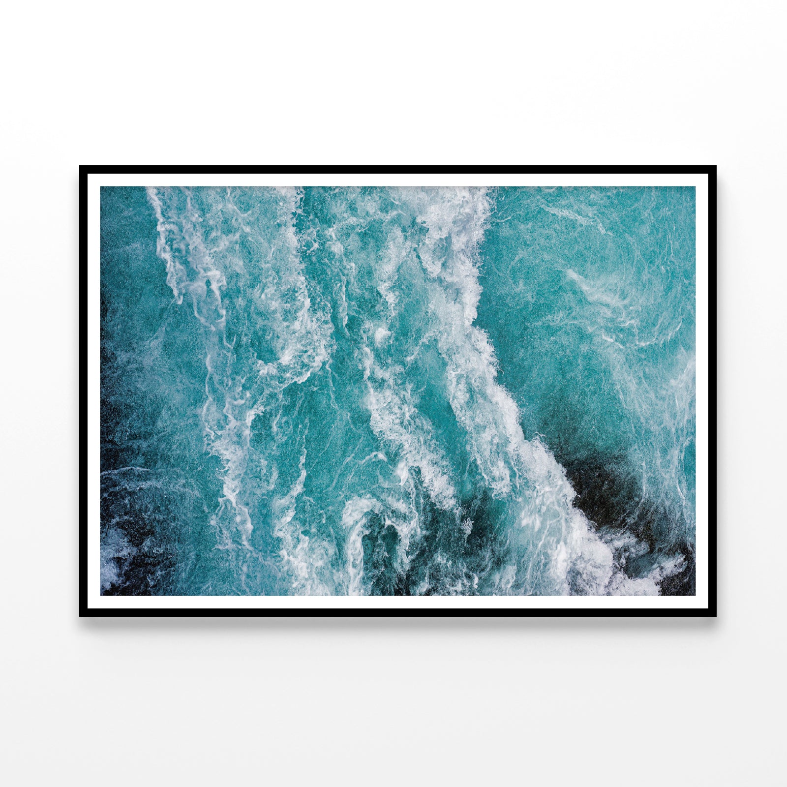 Close-Up of a Wave in the Ocean Home Decor Premium Quality Poster Print Choose Your Sizes - Bella Home Decor