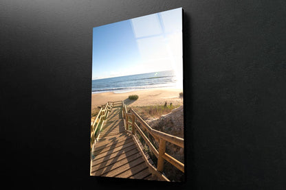 One Of the Most Beautiful Beaches in Spain Portrait Photograph Acrylic Glass Print Tempered Glass Wall Art 100% Made in Australia Ready to Hang