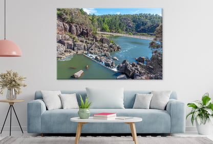 Alexandra Suspension Bridge Cataract Gorge Tasmania Wall Art Decor 100% Australian Made