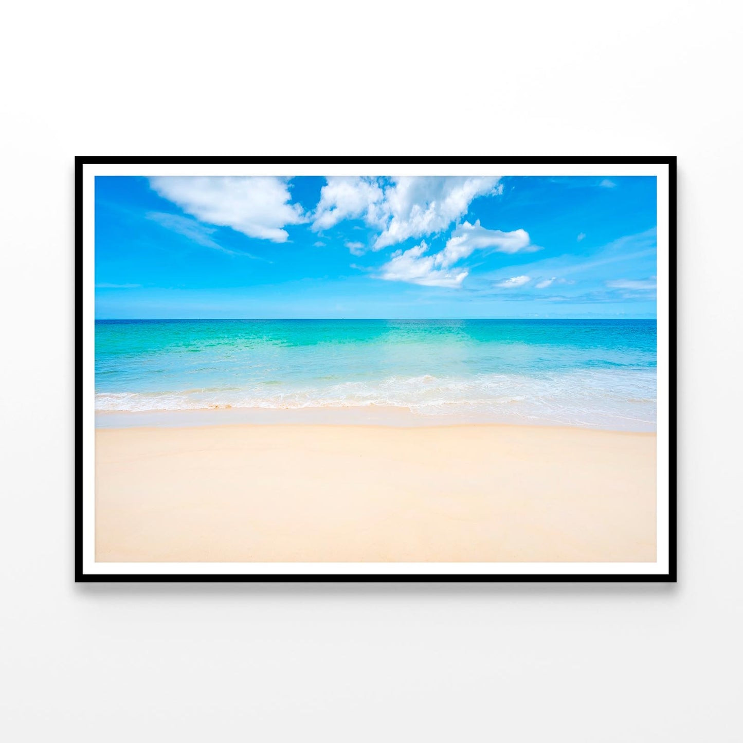 Sandy Beach with Blue Sky in Phuket Island Thailand Home Decor Premium Quality Poster Print Choose Your Sizes