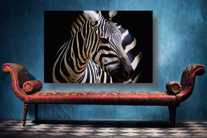 African Zebra UV Direct Aluminum Print Australian Made Quality