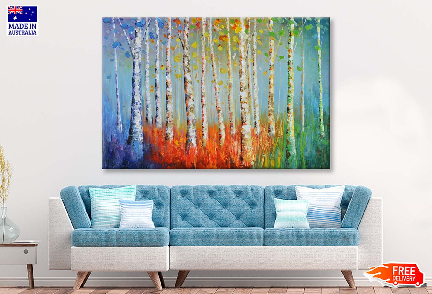 A Colorful Landscape, Woods Wall Art Limited Edition High Quality Print