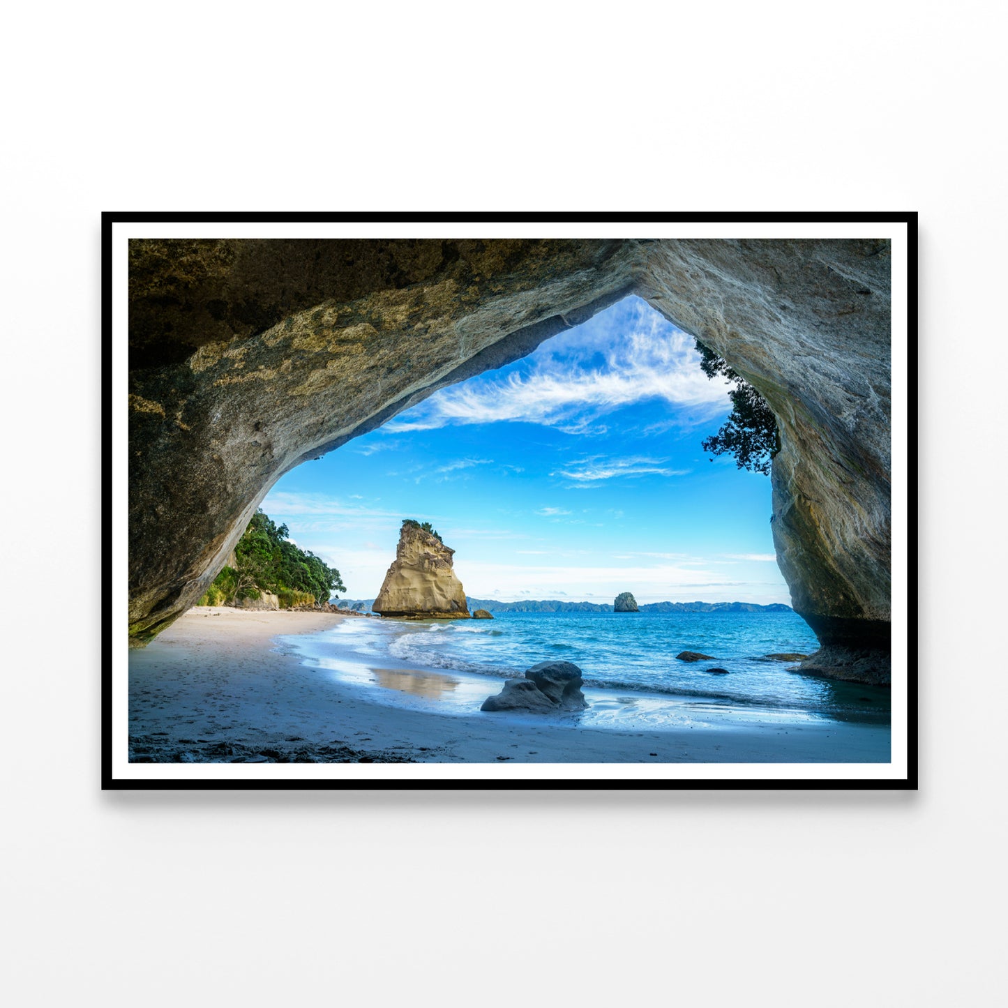 Cathedral Cove Beach New Zealand Home Decor Premium Quality Poster Print Choose Your Sizes