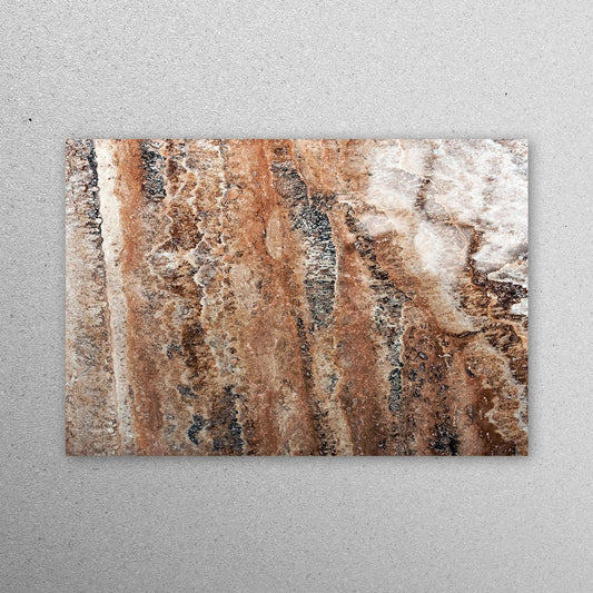 Beige Travertine Abstract Acrylic Glass Print Tempered Glass Wall Art 100% Made in Australia Ready to Hang