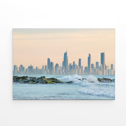 Gold Coast Queensland Morning Beach Wall Art Decor 100% Australian Made